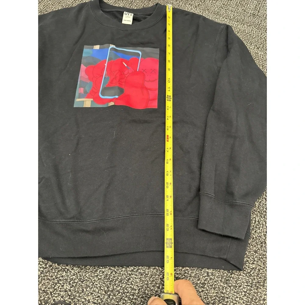 KAWS + Warhol x UNIQLO‎  Crewneck Sweatshirts Adult Med Black
